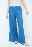 PANTALONE AMPIO COULISSE CHAMBRAY JEANS